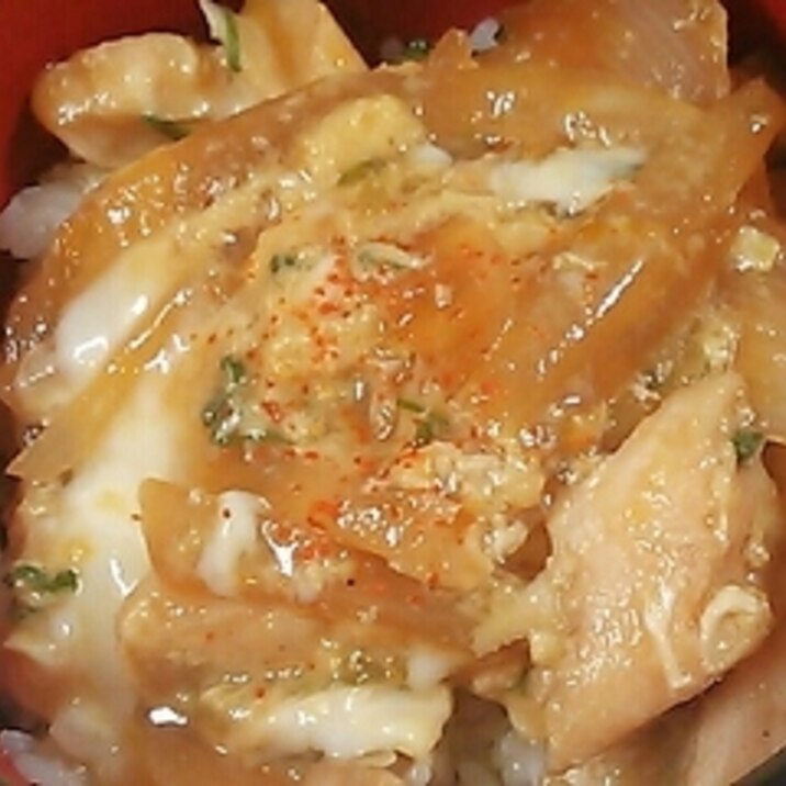 トロトロ♪鶏ささみの親子丼